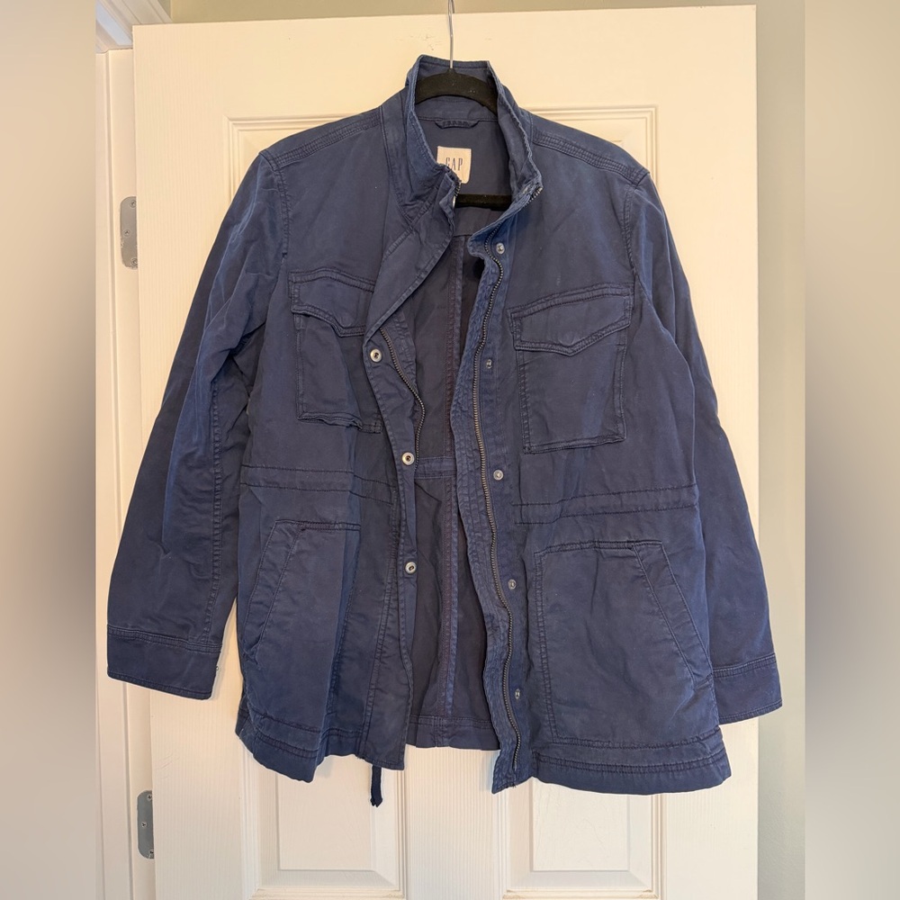 GAP Blue Utility Jacket for Women